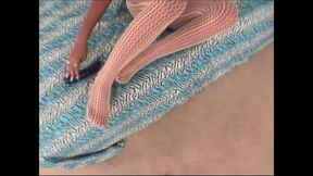 Faith Hinton Ebony Babe Masturbates & Gives Blowjob