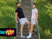 TWINKPOP - Bearded Hunk Brysen Sucks Griffin's Hard Cock And Enjoys Every Second Of It