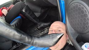 Lick the cum off my boot slave