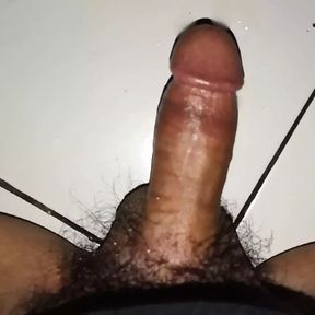 Big black dick out cum