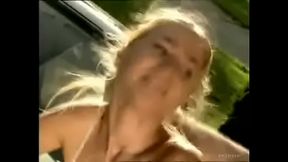 Isabelle Has Amazing Sex inside and outside of Her Convertible