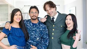 Sexed-Up Stepsibling Seduction - Seducing Teen Sluts by their Commanding Dads