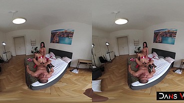 Katarina Rina & Serina's Pussy Stretched By Porno Dan's Buddy Matt!