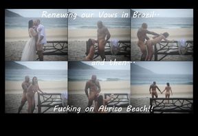 Public Beach Fuck -- Vow Renewals and Cum on my Face