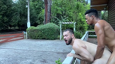 Me and Gabriel fucking each order in a public space