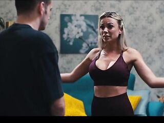 Hawt Stepmom Doing Yoga - Shalina Devine Freeuse & Getting Her Huge Boobs Sucked by Stepson