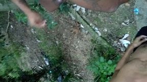 fui na trilha e soquei meti rola no carinha que tava la