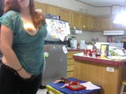 playing with my big tits and ass strip tease