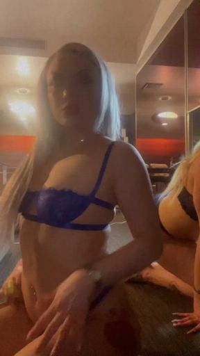 FINDOM Two sisters having fun in hotel room