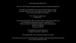 Oral seks, korunmasız seks, yüze boşalma, penisler, seksi sarışın, balon popo, balon – genç, zayıf Alex Blade ve Jared Cloud, büyük penisle anal seks yapıyorlar.