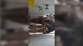 Indians go wild in HD: Desi GF & BF bang in bathroom, doggy style, 100% real.