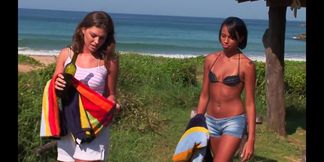 Threesome Anal in the jungle