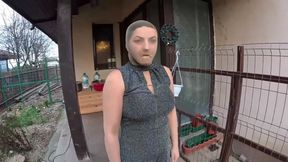 Risky Trip in Full Pantyhose Encasement Nylon Doll in the Car Ep. 336