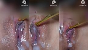 clitoral rotor after creampie is the best👍