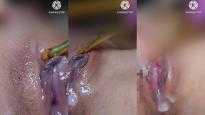 clitoral rotor after creampie is the best👍