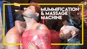 Mumification and Massage Machine (1080p) - Gay Bondage - BDSM - Gay Domination - Mummified - Male Domination - Leather