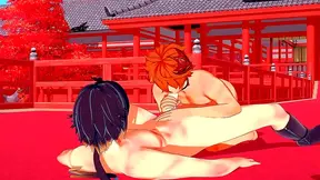 Zhongli Dominates Young Anime Male in Steamy Genshin Yaoi Encounter