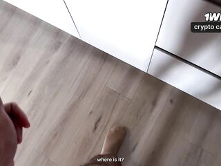 Wife Nearly Caught I Screwing Our Fresh Neighbour with Hottie Face And Ideal Body!!