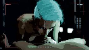 Sexy VR android Kadira gives insane blowjob & gets fucked hard in sci-fi corridor Nexus-3 Kryon Backdoor