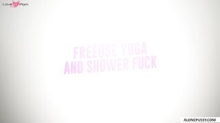 Yoga Freaks - Shower Sex with Hot Yogi Babe
