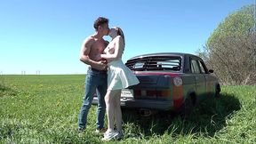 FIRST PISS 19 y.o. Erica Mori - Squirting - Hard Anal Fuck - Big Cock by Pimpall Bill - Valter Car