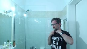 Masturbating Alone in the Shower, Almost Caught Masturbatin