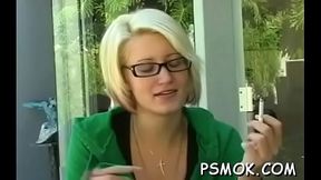 Attractive babe gets herself moist in all sorts of ways