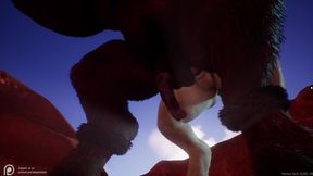 Vaark and Zumon raw furry yaoi gangbang with Max creampie anal