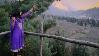 Randi Smoking in verandah of Himalayan restaurant
