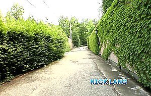 Trinity Hungarian Slut Ass fucked by Nick Lang, outdoor, costume, tall whore, anal fucked, Teaser#1