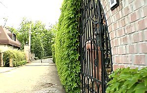 Trinity Hungarian Slut Ass fucked by Nick Lang, outdoor, costume, tall whore, anal fucked, Teaser#1