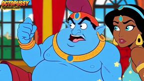 Futanari. Princess Jasmine Girl with a Big Dick. Porn Aladdin Series.