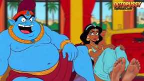 Futanari. Princess Jasmine Girl with a Big Dick. Porn Aladdin Series.