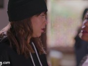 GIRLSWAY - Horny Adriana Chechik Has A WILD Fuck With Pervert Thief Riley Reid FULL SCENE