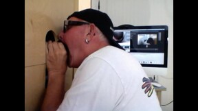 Servicing Cock at the Gloryhole