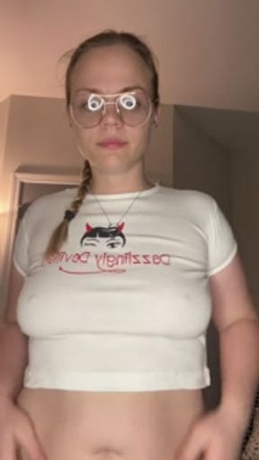 Pierced Titty Drop Tease