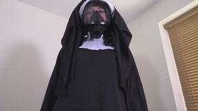 Gasmask nun treats your urges