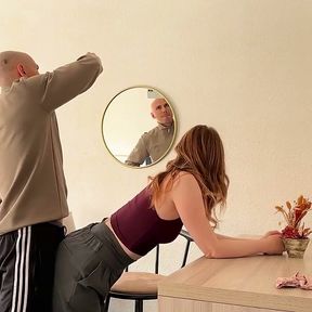 Stepmom Dry Hump: She Cant Stay Quiet &amp; Cum in Pants