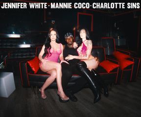 Charlotte Sins & Jennifer White Strip Club BBC Threesome