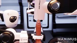 Trouser snake fapped by unfeeling AI robot POINT OF VIEW Scene 1