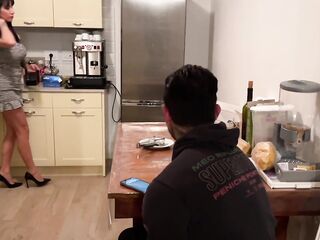 I screw Lucas Peracchi during the time that my spouse is at work and get my boobs filled with cum