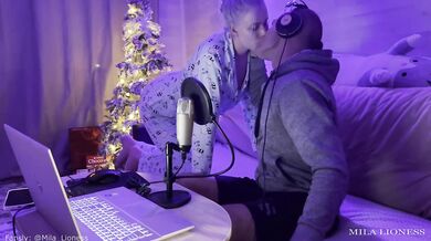 The stepson sweetly fucked a wet, insatiable stepmom for interfering in a video game stream