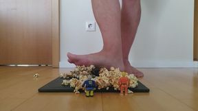 Crushing tinies and popcorn