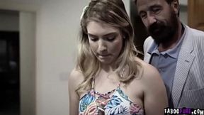 Step uncle tempts and pleases his step brother's young sister with forbidden desires