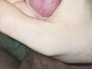 Jerking my Hairy Big Dick at Night PREVIEW