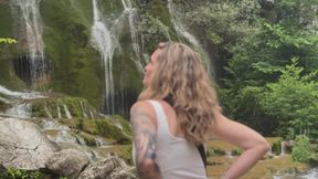 I Fuck a French MILF in the Forest While People Pass by