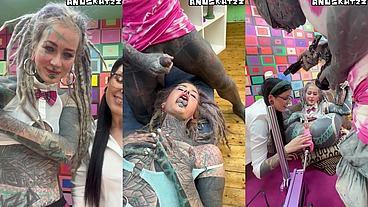 Anal Pornstars on Set - 3 Days Production - Behind the Scenes with Goth Sluts