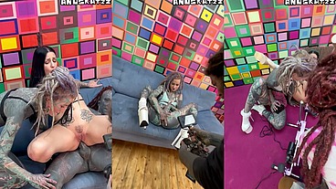 Anal Pornstars on Set - 3 Days Production - Behind the Scenes with Goth Sluts