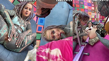 Anal Pornstars on Set - 3 Days Production - Behind the Scenes with Goth Sluts