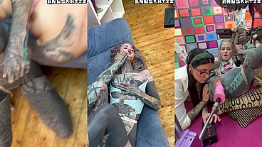 Anal Pornstars on Set - 3 Days Production - Behind the Scenes with Goth Sluts